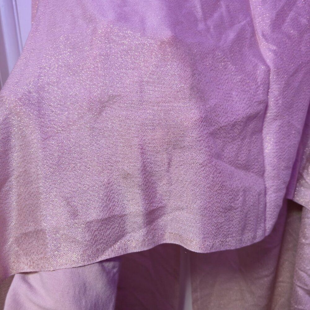 Nordstrom Pink Super Wide Shawl Scarf with Fringe - See Photos - Picture 6 of 7